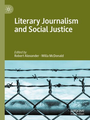 cover image of Literary Journalism and Social Justice